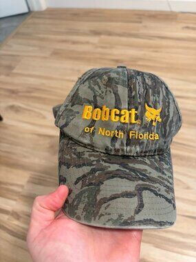 Vintage Bobcat of North Florida Camo Adjustable Hat
